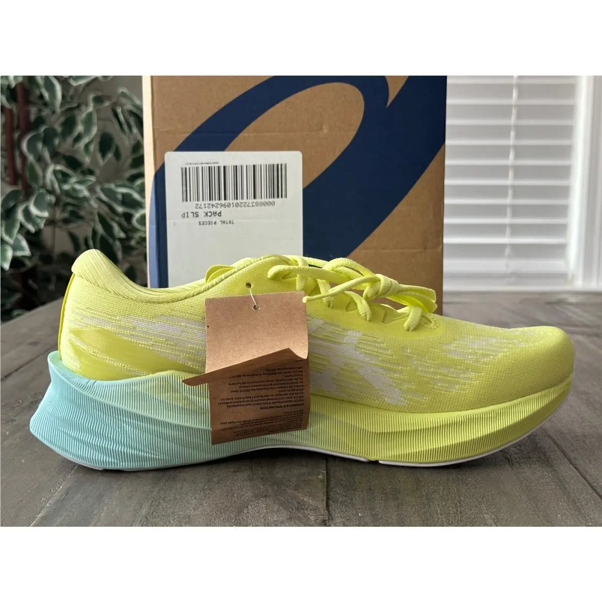 Asics shoes - Asics Novablast 3 - Novablast - 1011B458-751 - Glow Yellow/White (UPC: 196074842001) 14