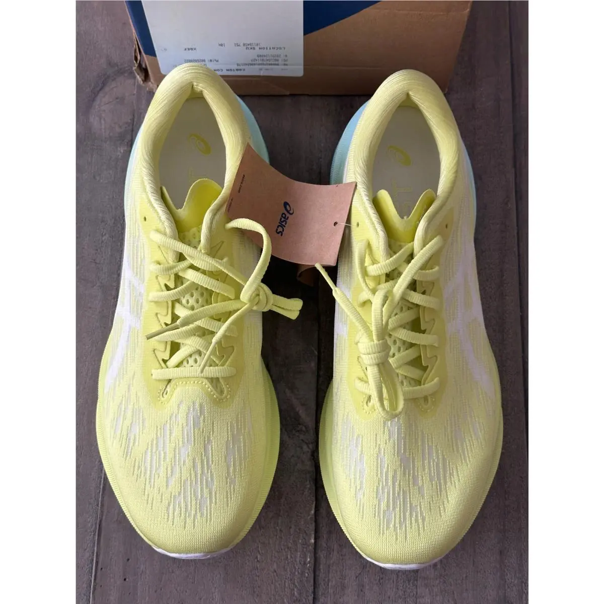 Asics shoes - Asics Novablast 3 - Novablast - 1011B458-751 - Glow Yellow/White (UPC: 196074842001) 4
