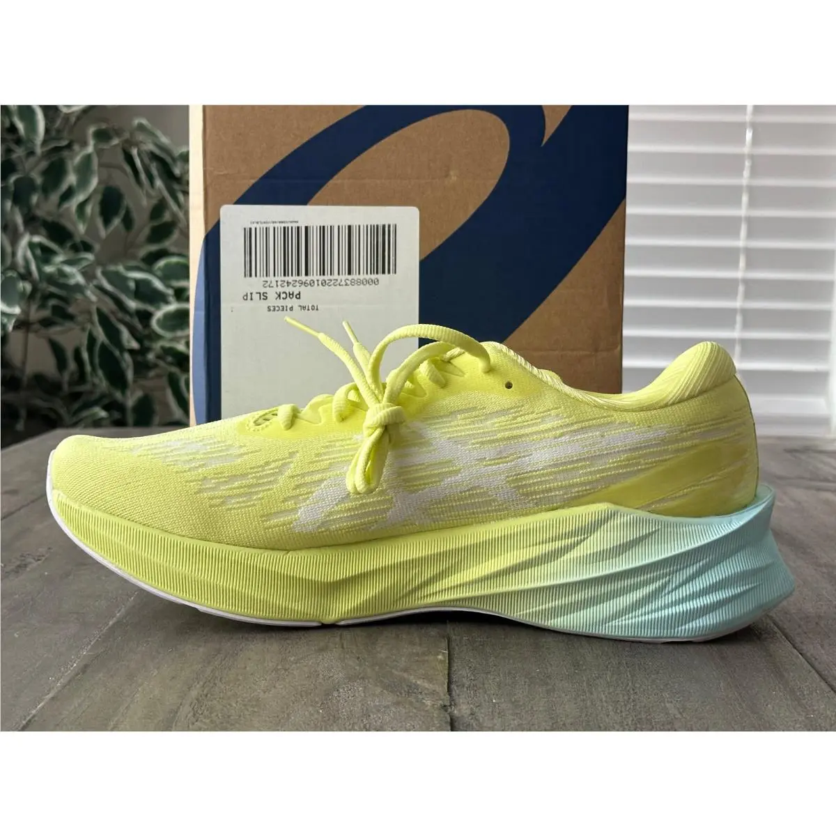 Asics shoes - Asics Novablast 3 - Novablast - 1011B458-751 - Glow Yellow/White (UPC: 196074842001) 7