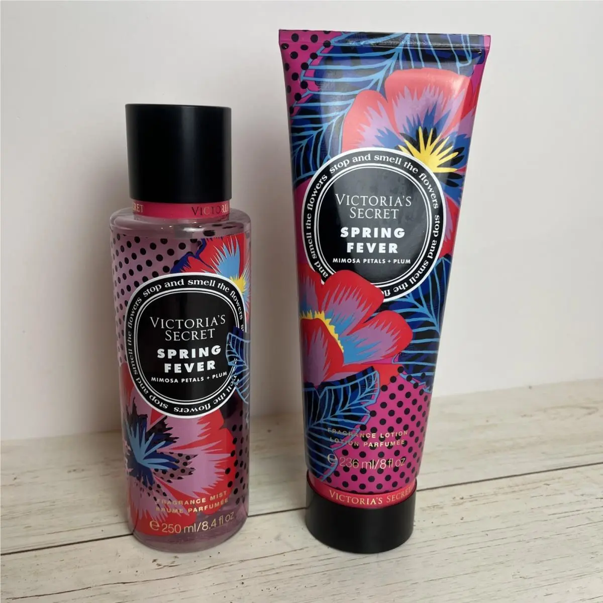 Victoria`s Secret Spring Fever Mist 8.4 oz Fragrance Lotion 8 Oz