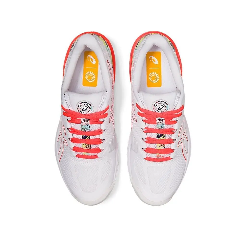 Asics shoes - Court Speed FlyteFoam - Court Speed FlyteFoam - White/Sunrise RED (UPC: 4550329433684) 5