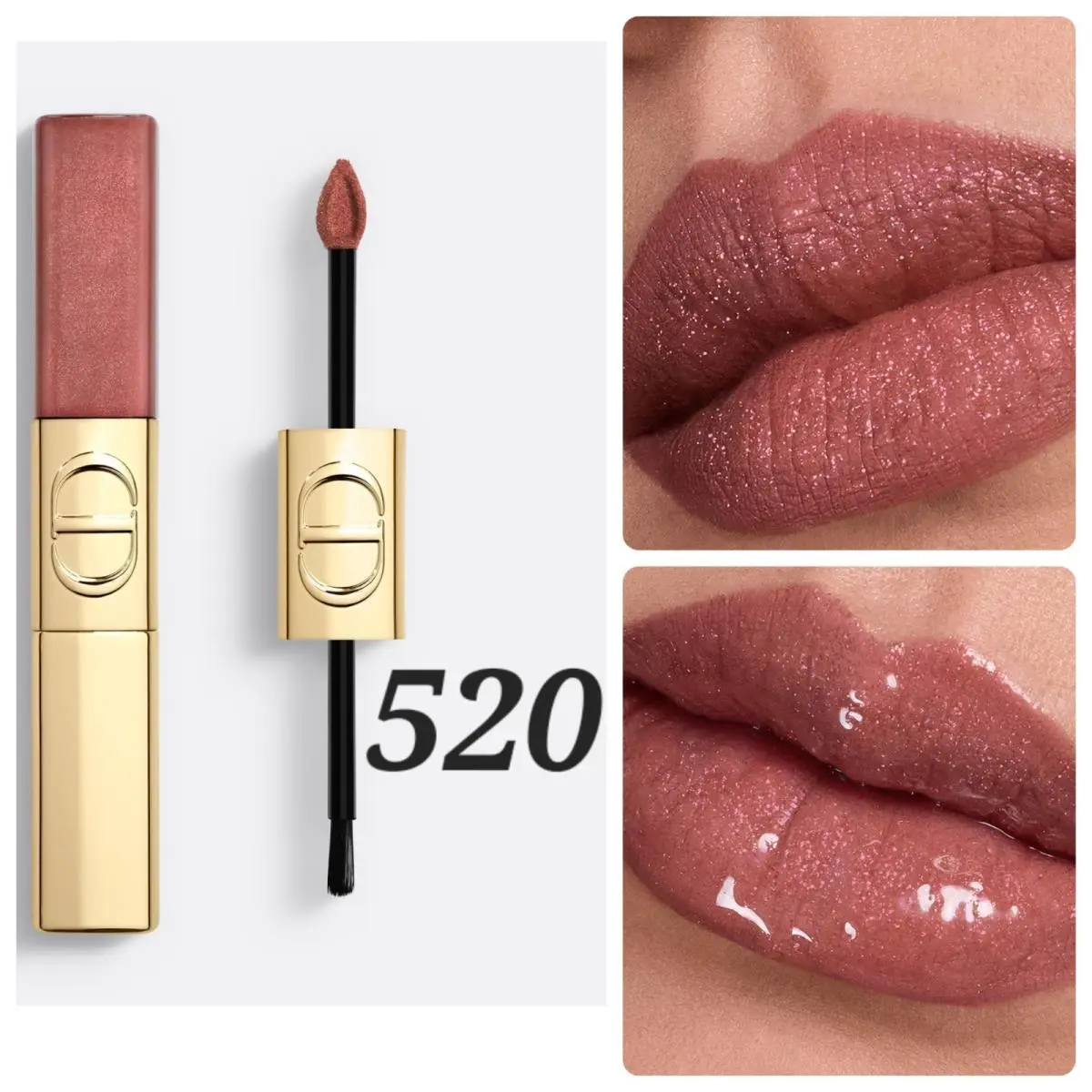 Rouge  Sequin Liquid Duo 520 Illusionist Holiday 2025 Limited Ed by Dior