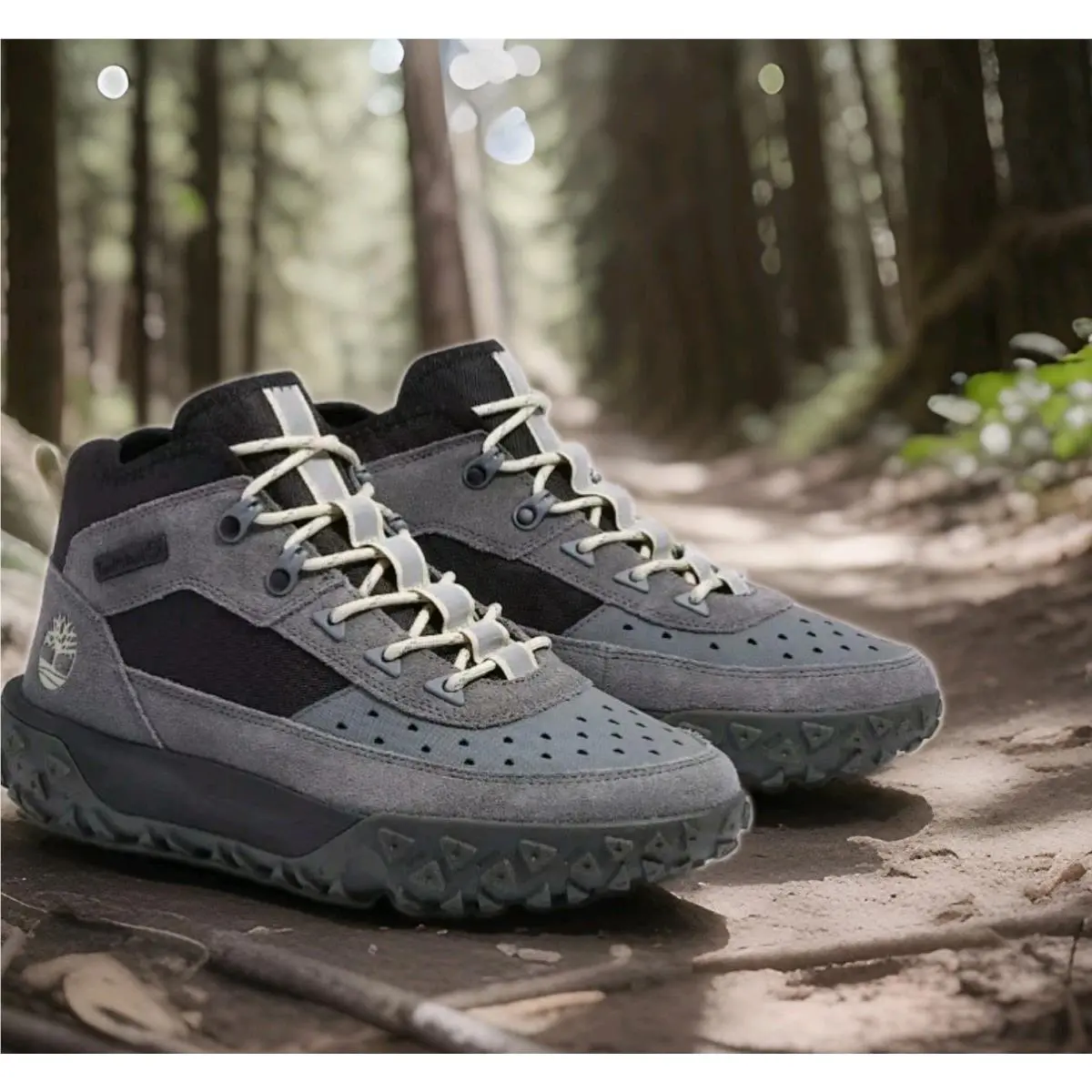 2026 Timberland Mens Greenstride Motion 6 Trail Shoe Med Gray Black 10.5