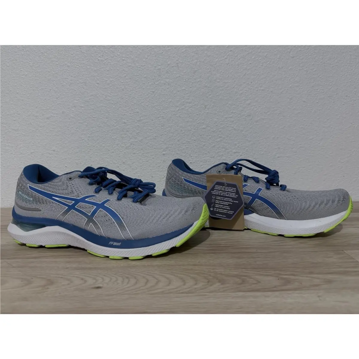 Asics shoes - GEL-CUMULUS - 1011B365-021 - Gray/blue/white (UPC: 196074052134) 3