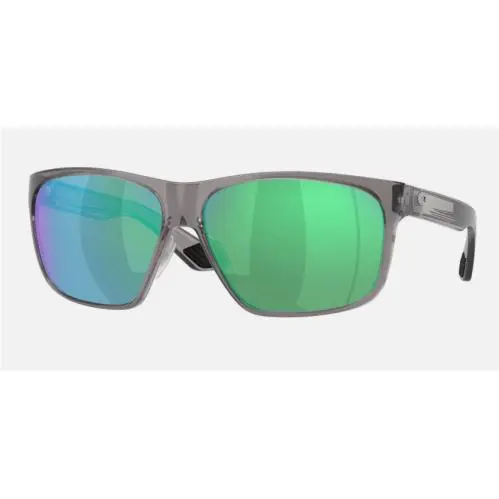 Costa Trades Smoke Crystal Green Mirror Polarized 580g 60mm Mens Sunglasses
