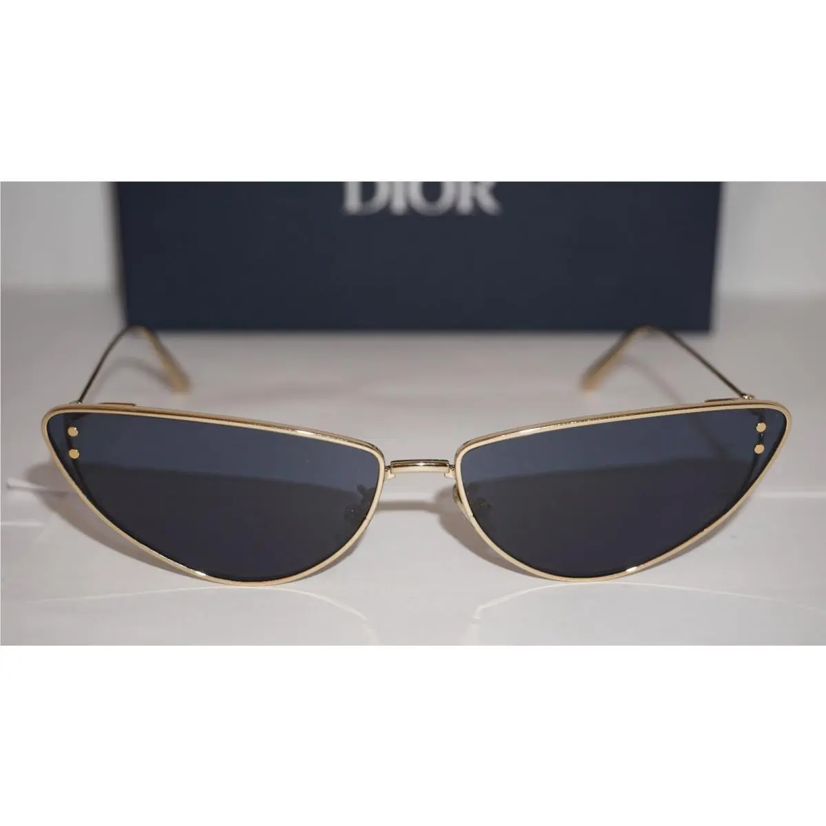 Christian Dior Sunglasses Cat Eye Missdior B1U Rose Gold Blue 63 14 135