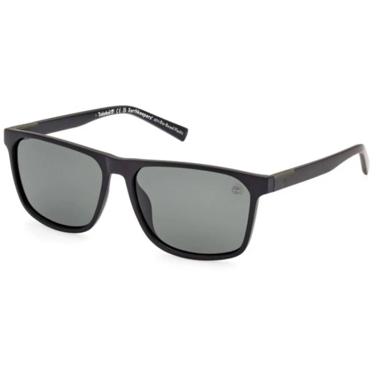 Timberland Men`s Sunglasses Matte Black Injected Plastic Square TB9312 5902R