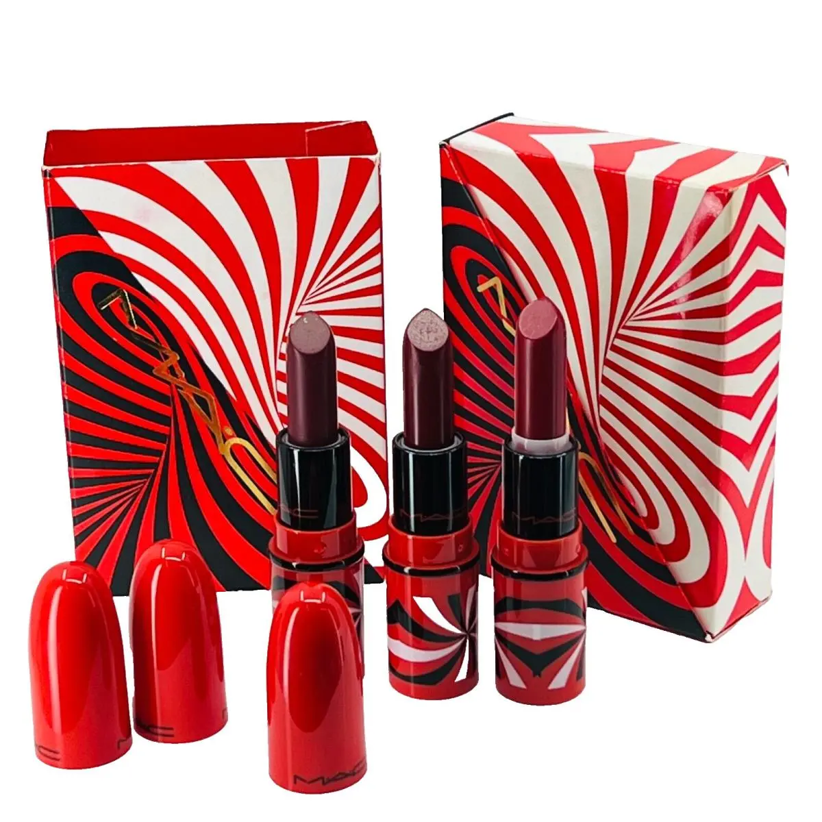 Mac Tiny Tricks Mini Lipstick Trio: Red Gift Set
