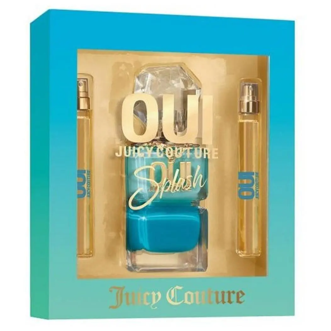 Juicy Couture Oui Splash For Women Perfume 3 Pcs Gift Set