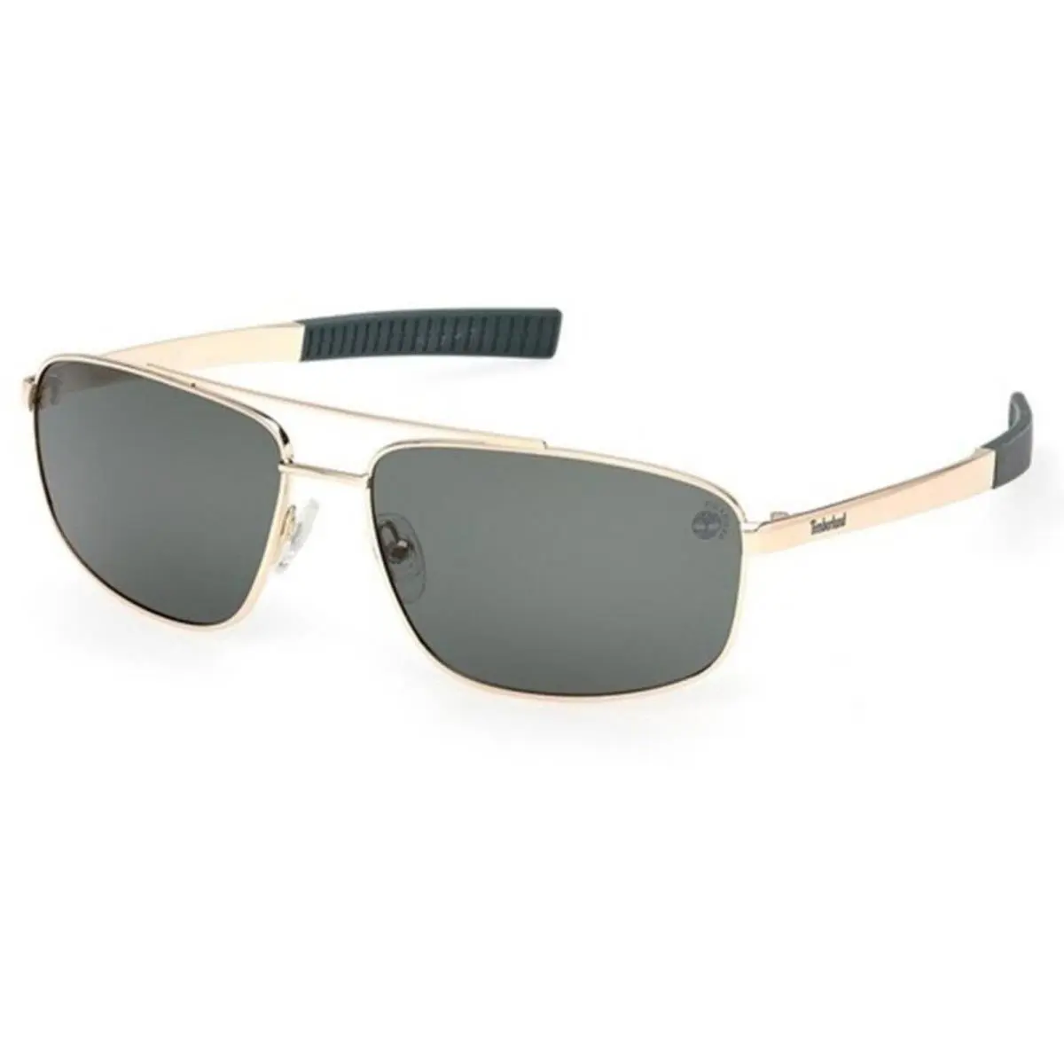 Timberland Men`s Sunglasses Gold Metal Pilot Shape Full Rim Frame TB00061 6232R