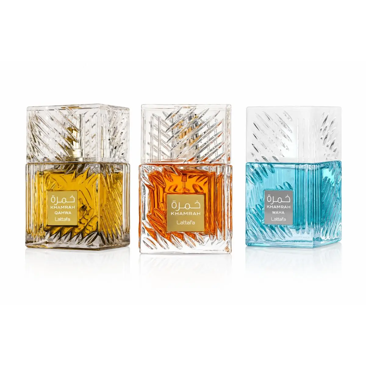Qahwa Khamrah Waha by Lattafa Edp 3.4 oz Bundle