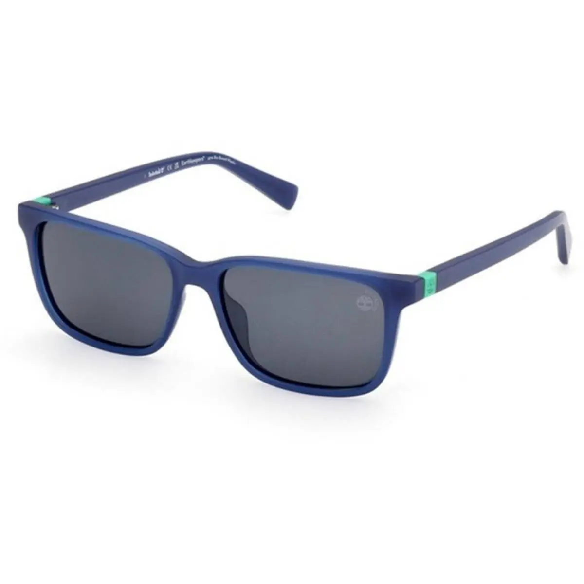 Timberland Kid`s Sunglasses Matte Blue Injected Plastic Square TB00050 5391D