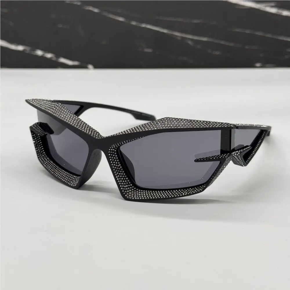 GV40082I 02A  Matte Black with Stones Women  Sunglasses by Givenchy