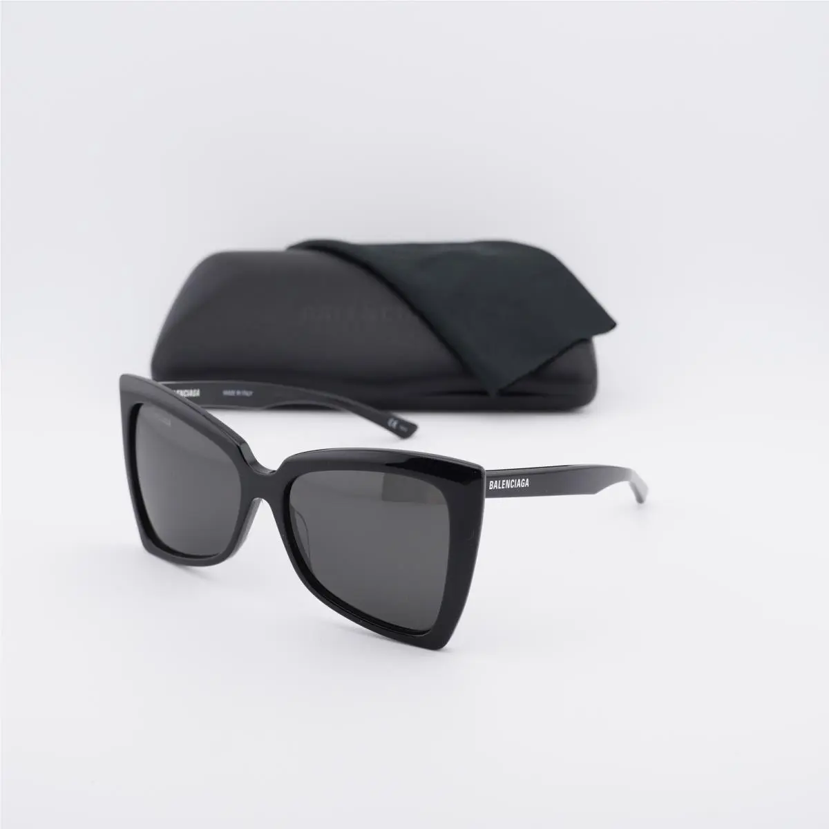 BB0174S 001 Black/grey 57-16-140 Sunglasses by Balenciaga