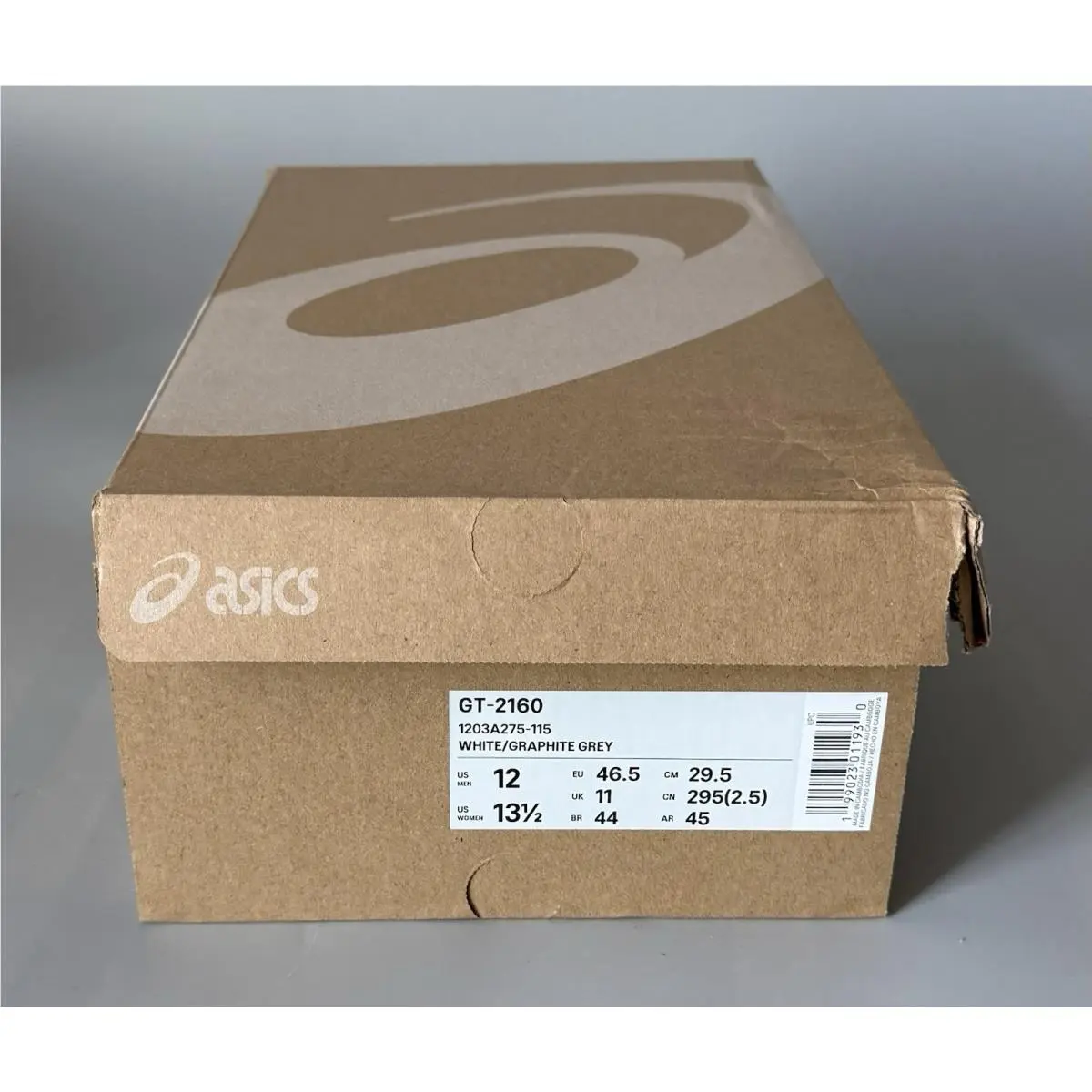 Asics shoes - ASICS GT-2160 - White/Graphite Grey (UPC: 0199023011930) 8