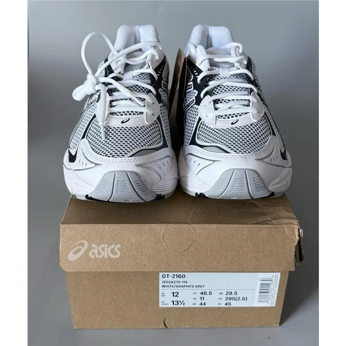 Asics shoes - ASICS GT-2160 - White/Graphite Grey (UPC: 0199023011930) 0