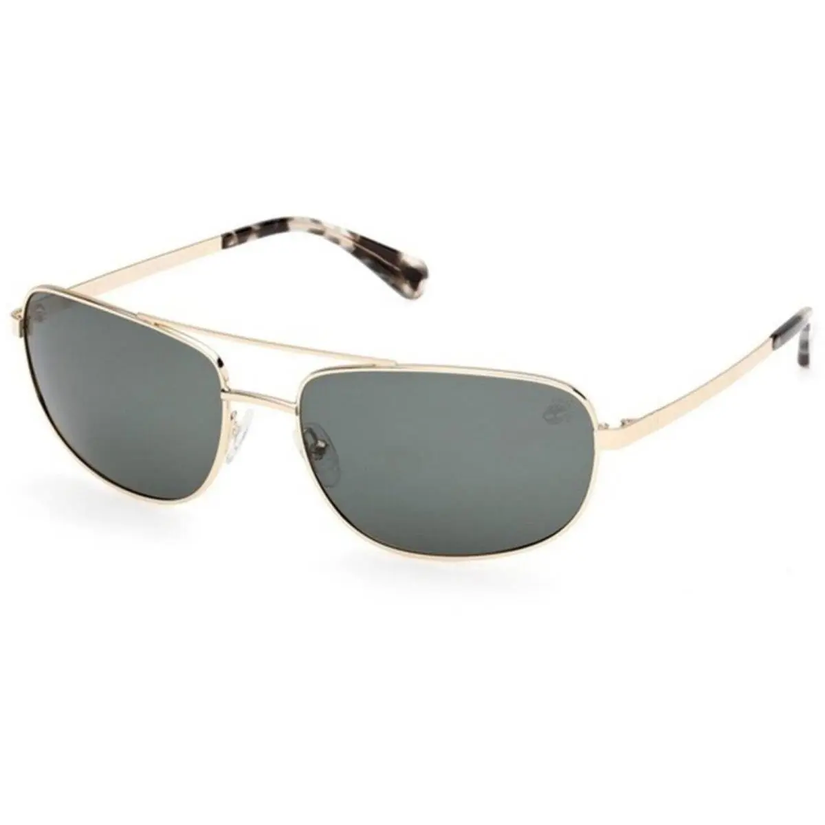 Timberland Men`s Sunglasses Gold Metal Pilot Shape Full Rim Frame TB00045 6632R