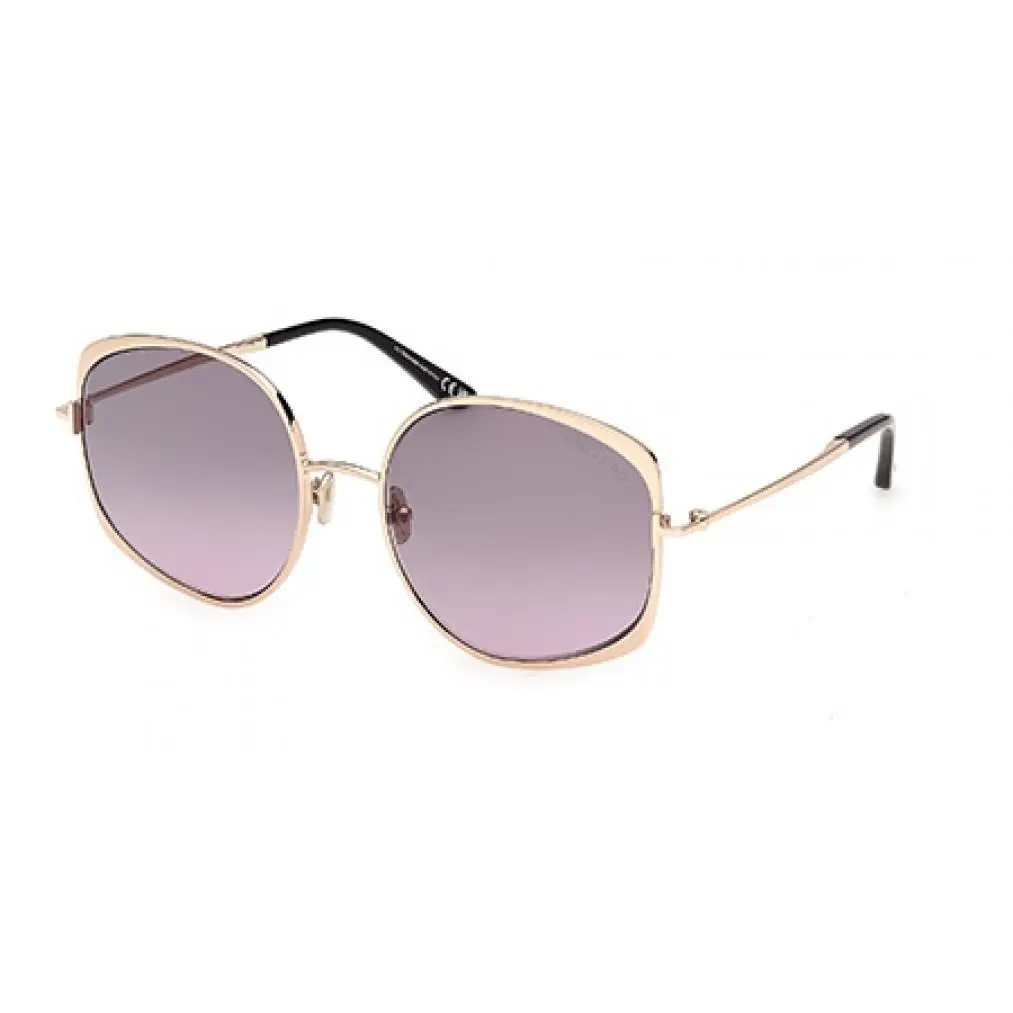 FT 1349 Sunglasses 28B Shiny Rose Gold by Tom Ford