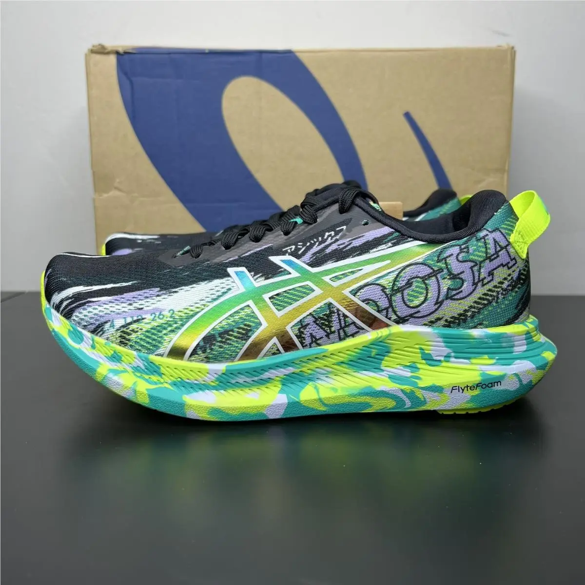 Size 5W/3.5M - Asics Noosa Tri 13 Color Injection Pack - Black Lilac Opal 2021