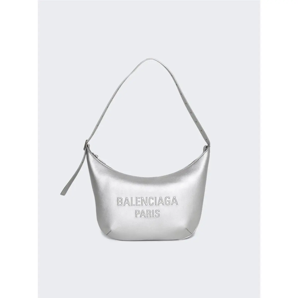 Mary Kate Sling Bag Silver Leather by Balenciaga