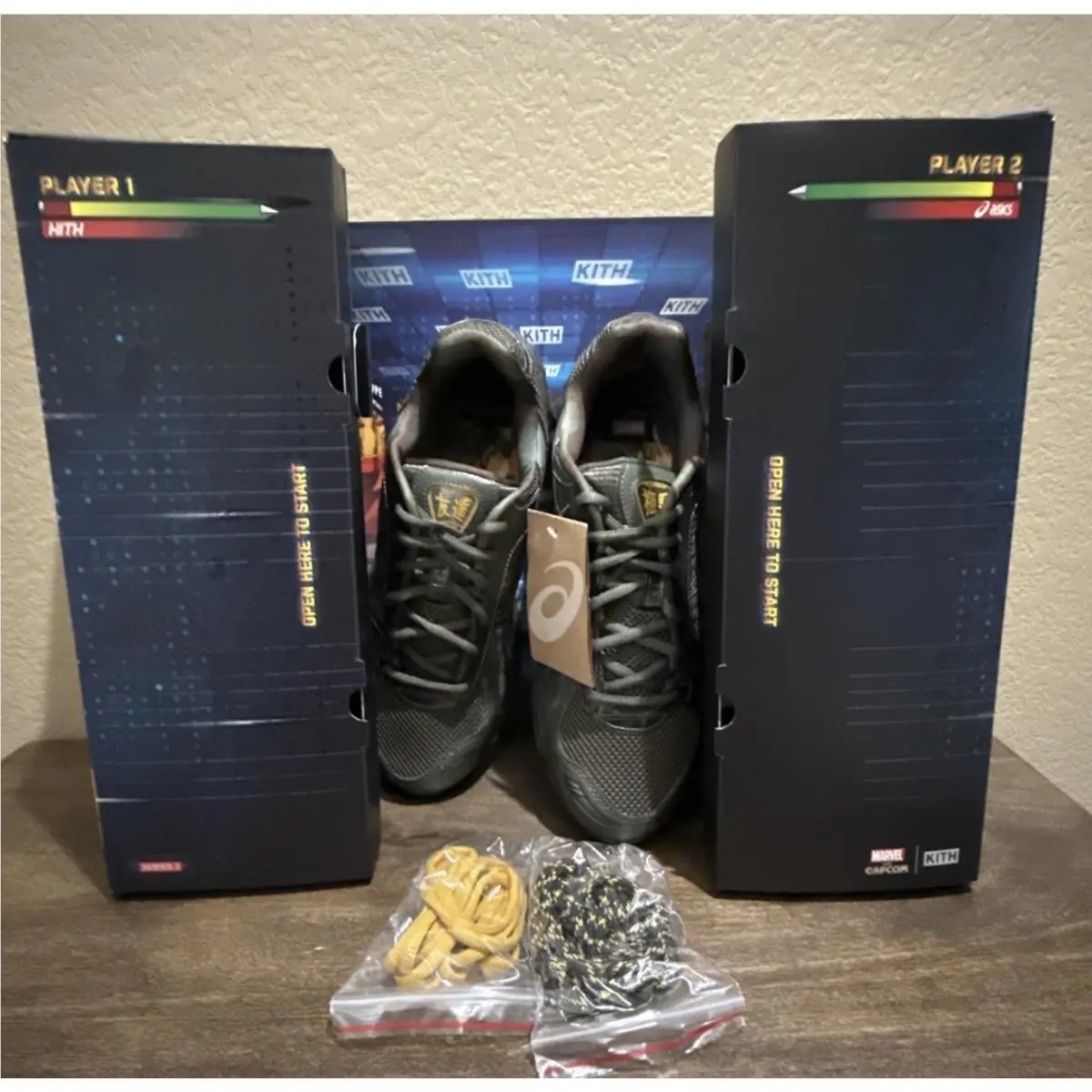 Asics Kith Gel Kayano 12.1 Marvel Vs Capcom Guile Size Us 10.5