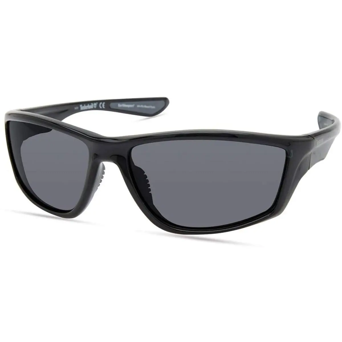 Timberland Men`s Sunglasses Black Plastic Wraparound Full Rim TBA9272 6401D