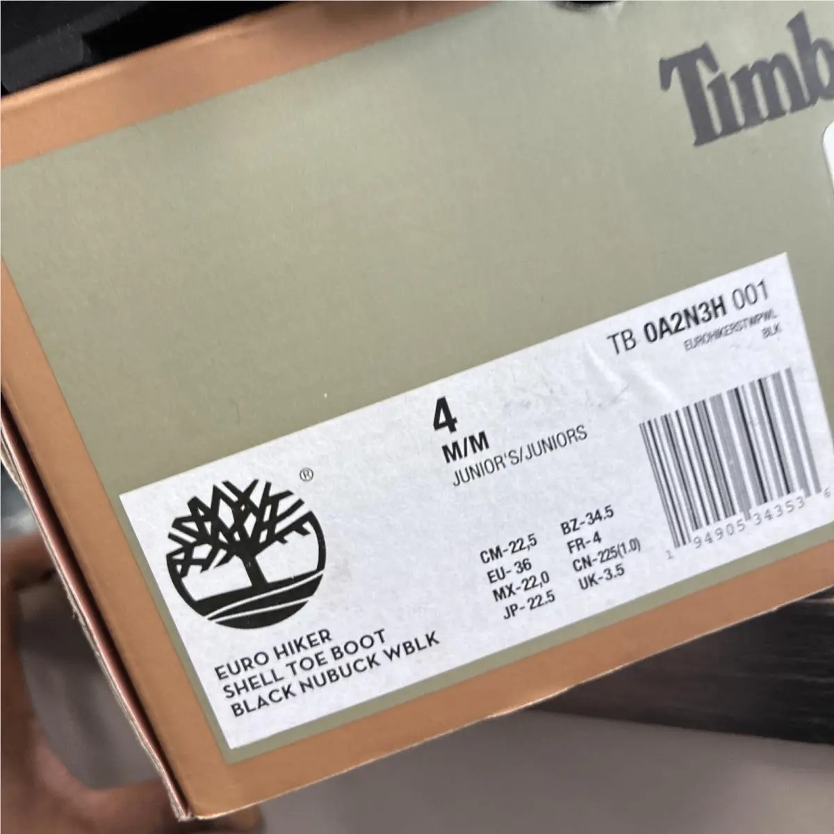 Timberland shoes - euro hiker - euro hiker - TB0A2N3H001 - TB0A2N3H001:3.5 15