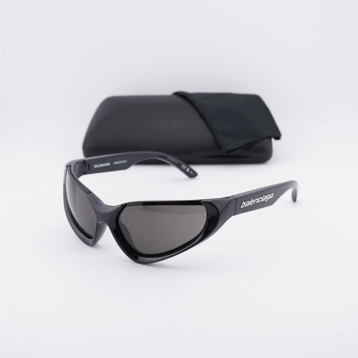 Balenciaga BB0202S 001 Black/grey 64-16-130 Sunglasses