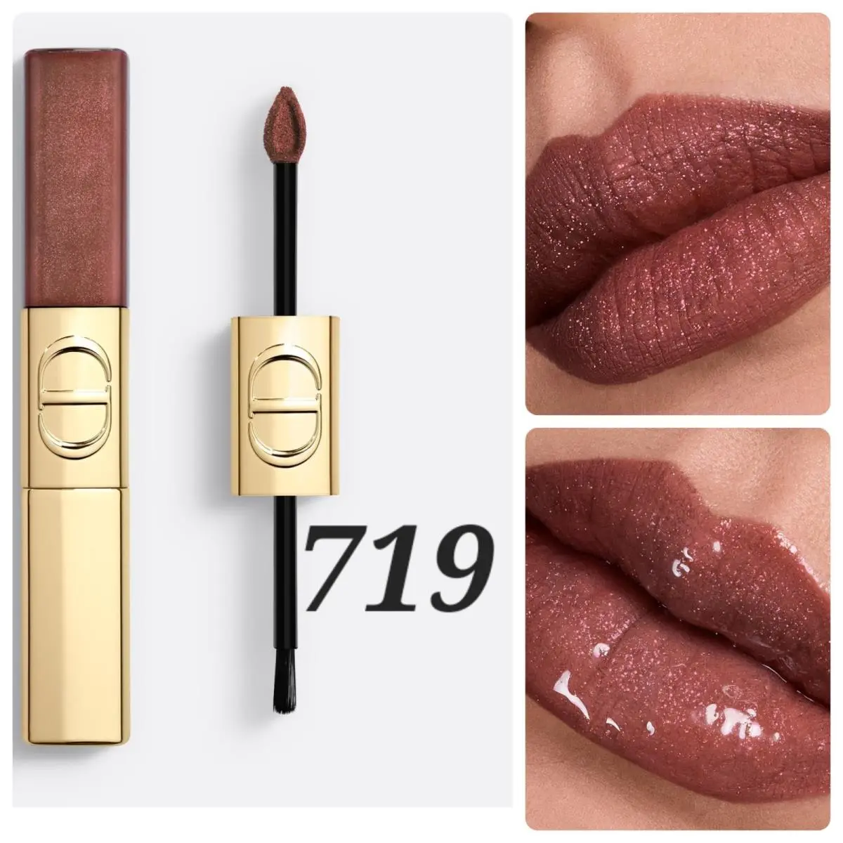 Dior Rouge Dior Sequin Liquid Duo 719 Acrobat Holiday 2025 Limited Edition