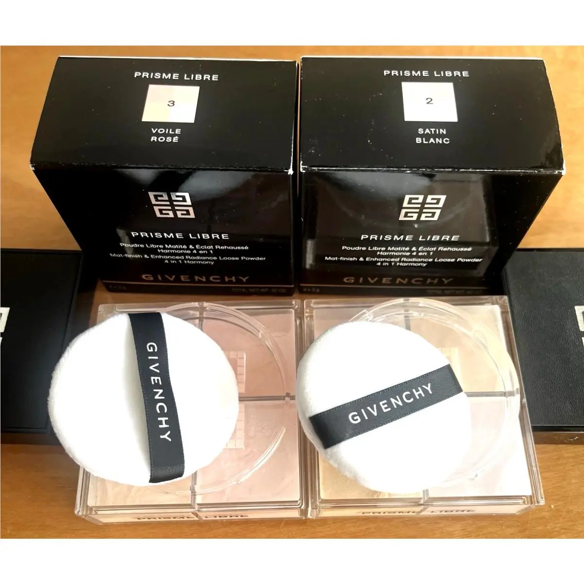 Givenchy Prisme Libre Loose Powder 3 Voile Rose 2 Satin Blanc Classic