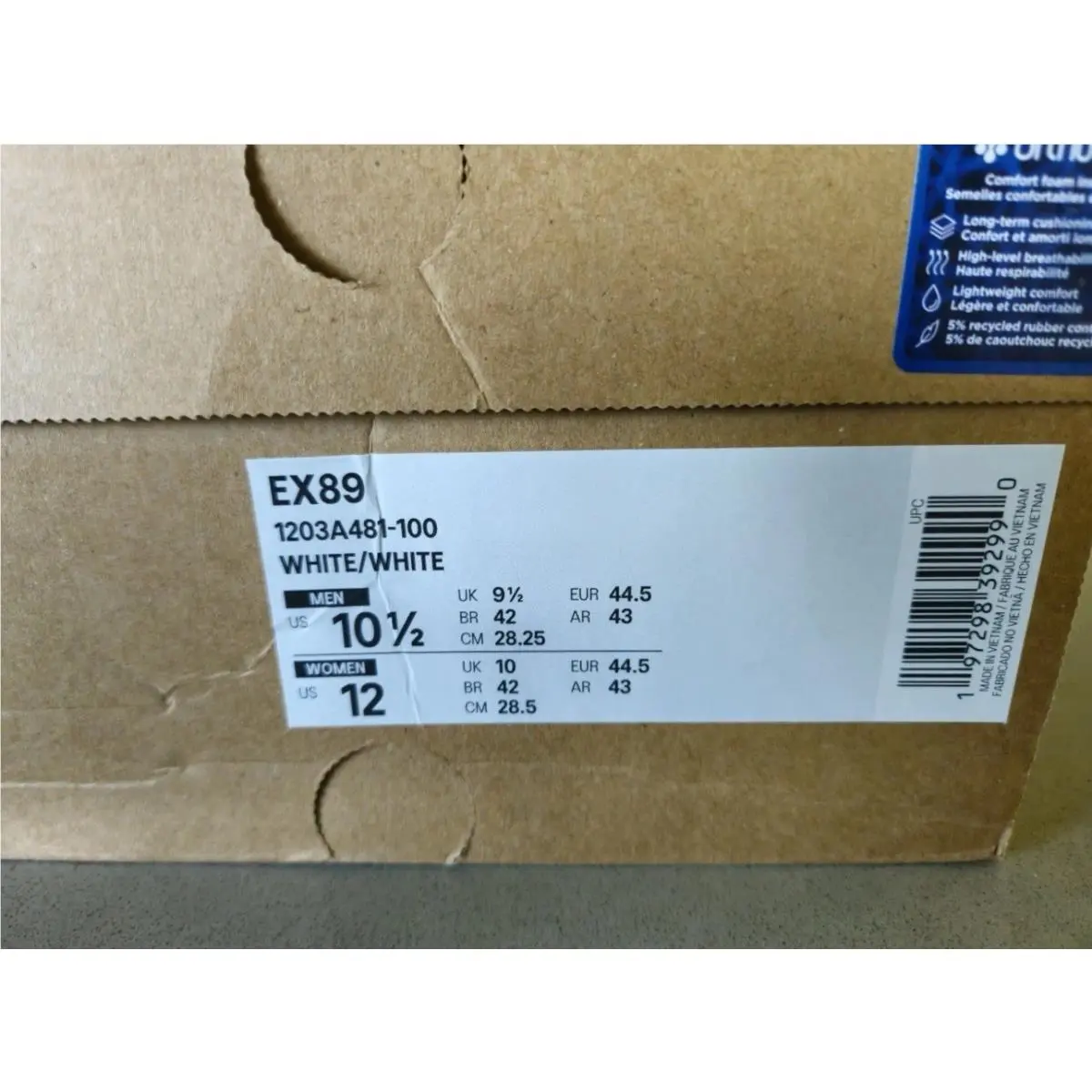 Asics shoes - ASICS EX89 - 1203A481 - White, Manufacturer: White 0