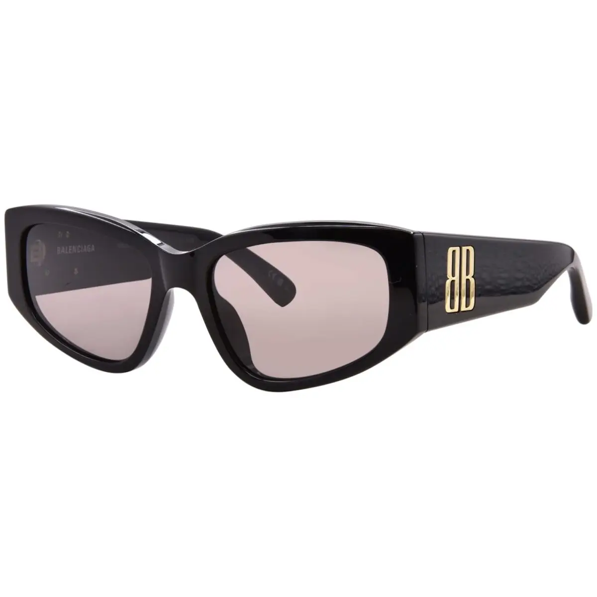 BB0475S 001 Sunglasses Women`s Black/grey Cat Eye 56mm by Balenciaga