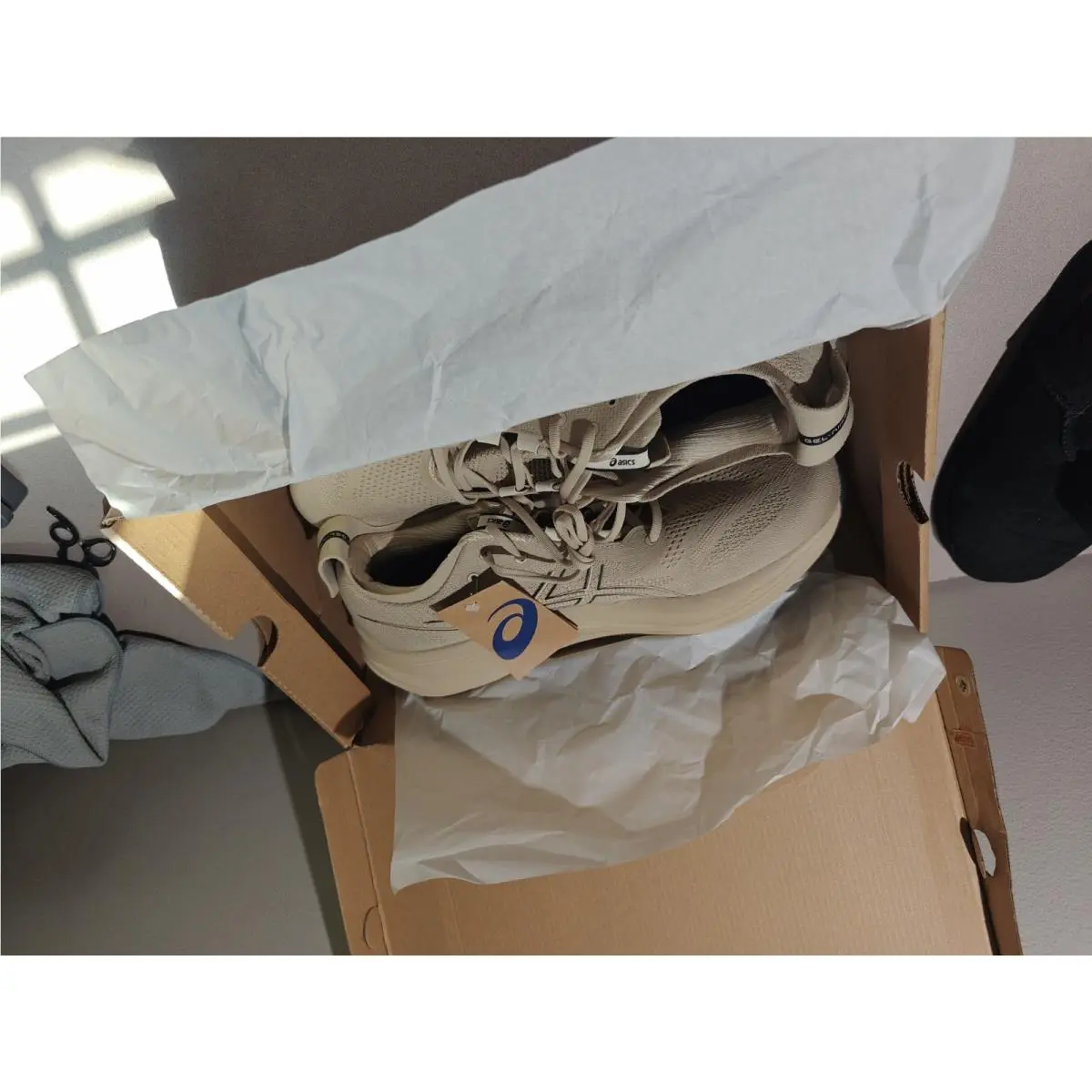 Asics shoes - Gel Nimbus 26 - Gel Nimbus - 1011B794-021 - Feather Grey (UPC: 197298210843) 8