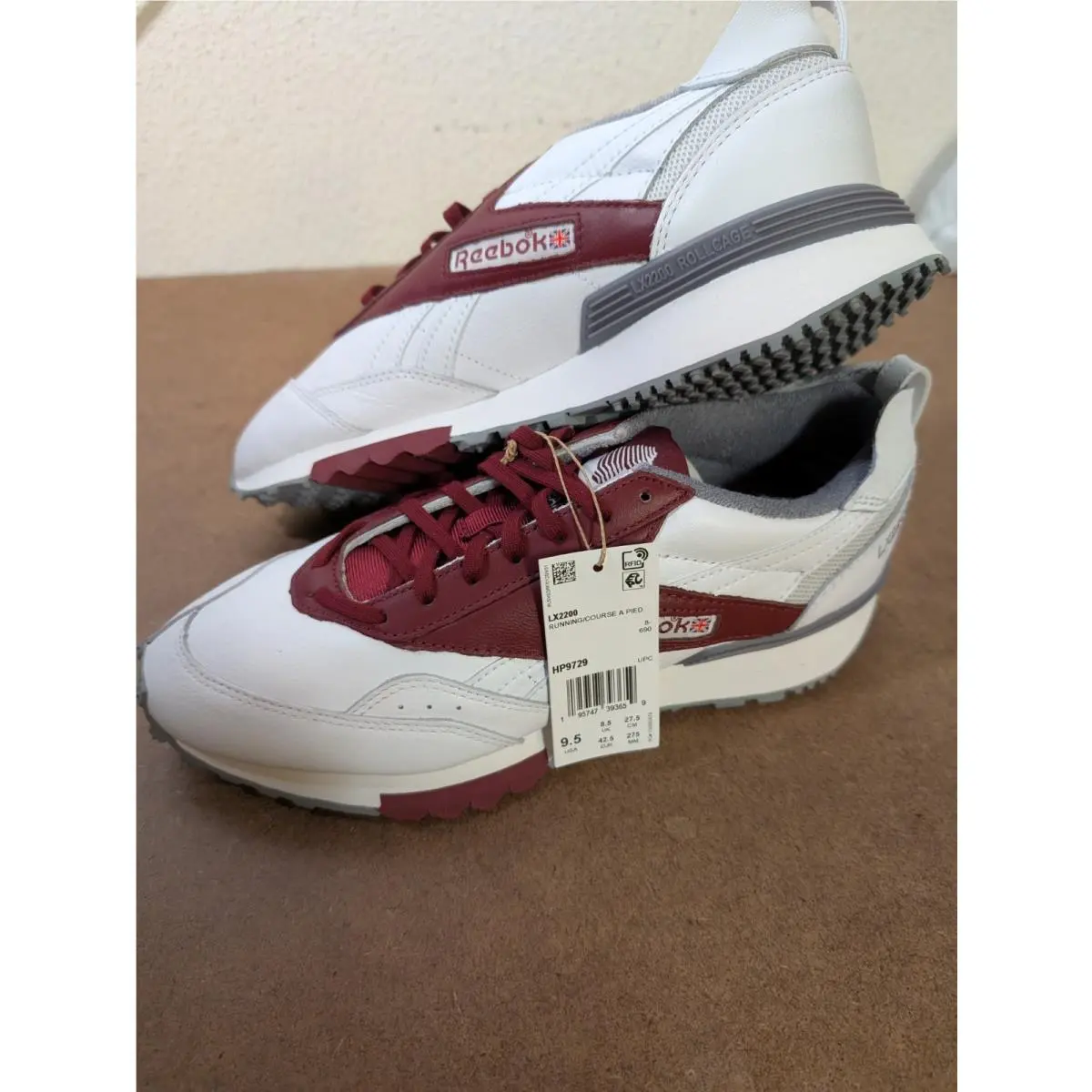 w/ Box Mens Reebok LX2200 Mens 9.5 100062564/HP9729