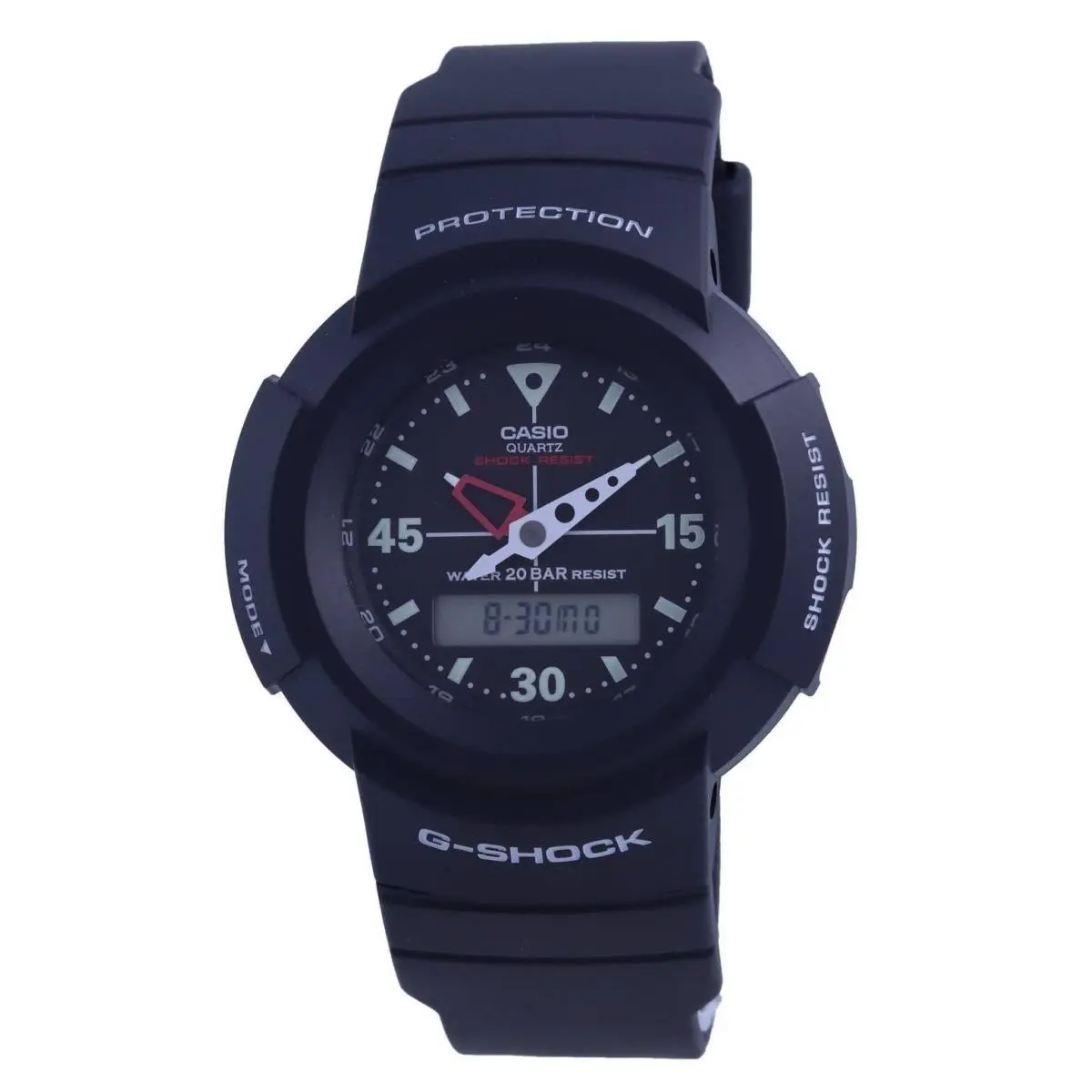 Casio G-shock Analog Digital Quartz AW500E-1 200M Men`s Watch AW-500E-1E