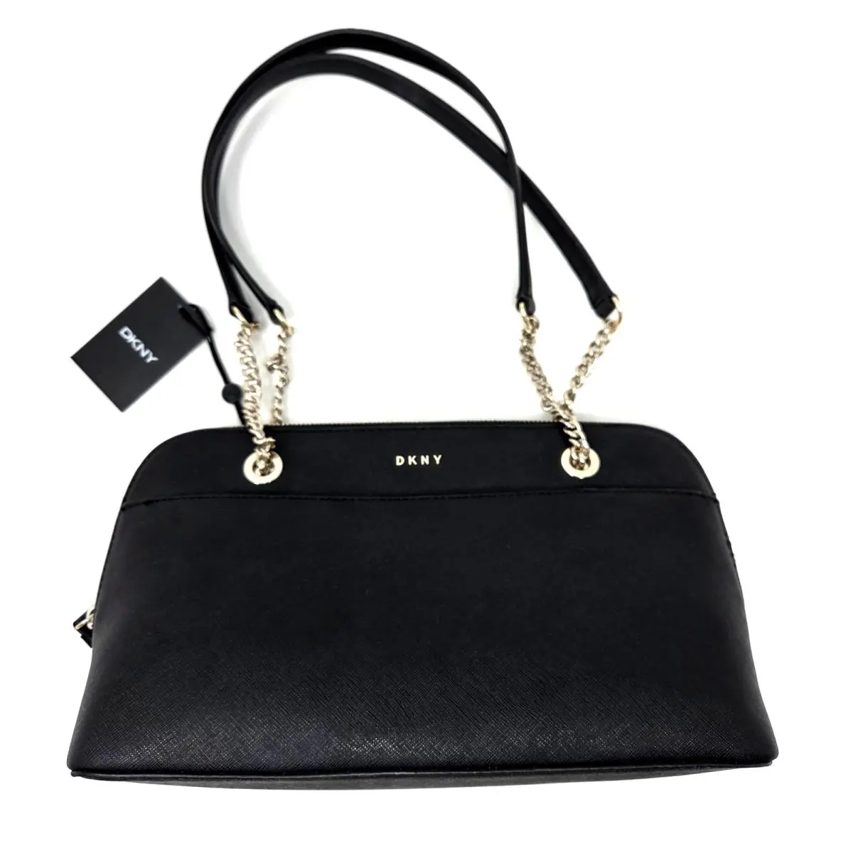 Dkny Bryant Park TZ Satchel Black Saffiano Leather Handbag R74E1228