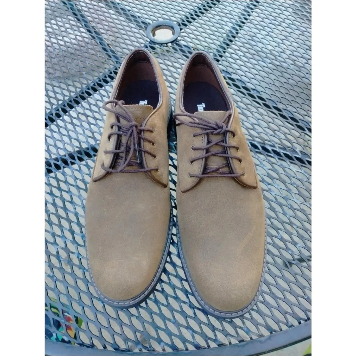 Men`s Timberland Stormbuck Oxford Nubuck Olive Waterproof A2AF Size 7.5