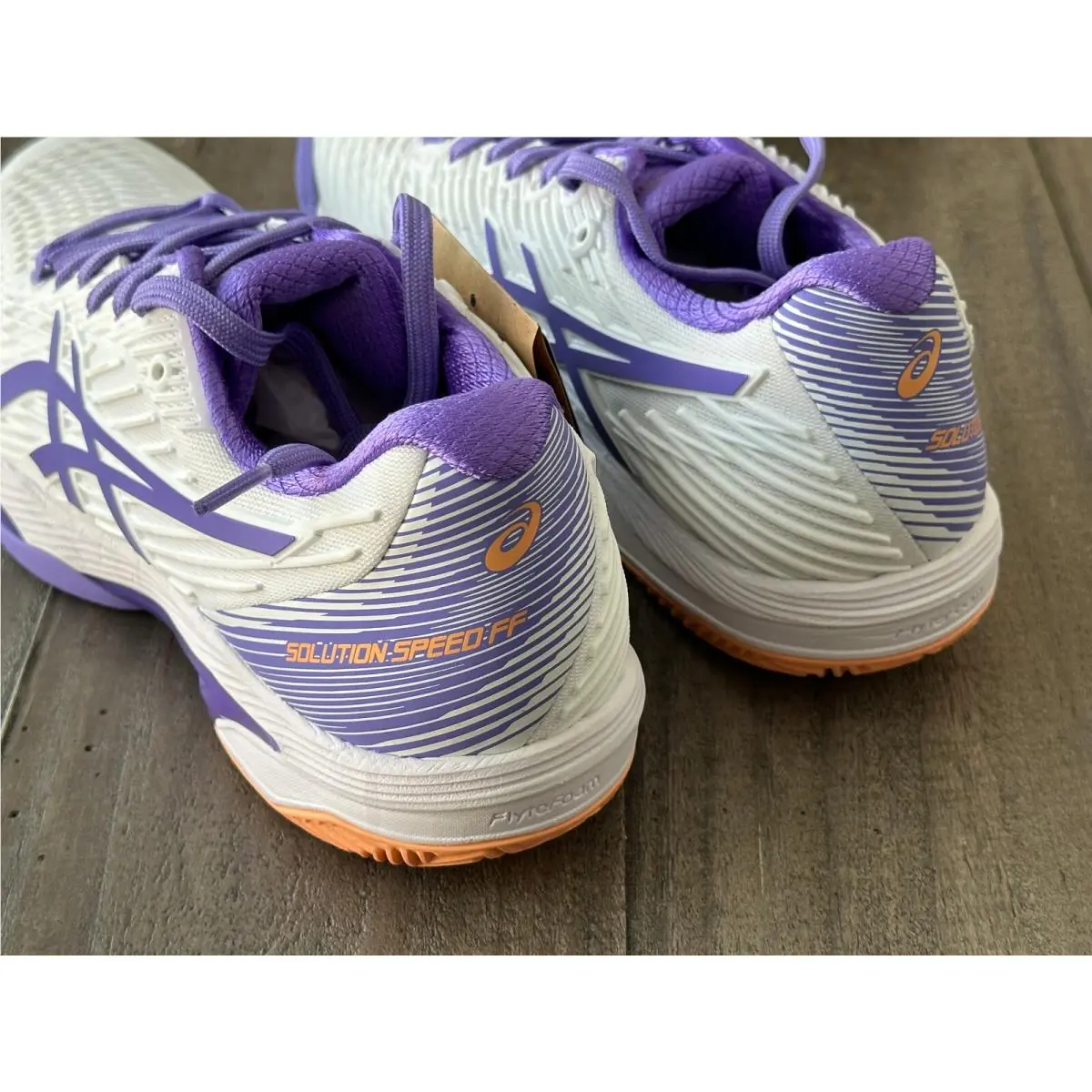Asics shoes - ASICS Wmns Solution Speed FF 2 - 1042A136-104 - White/Amethyst (UPC: 196074600298) 8