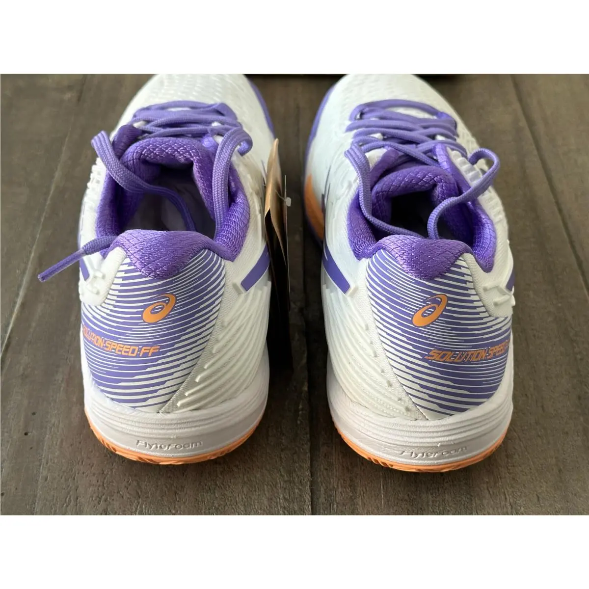 Asics shoes - ASICS Wmns Solution Speed FF 2 - 1042A136-104 - White/Amethyst (UPC: 196074600298) 9
