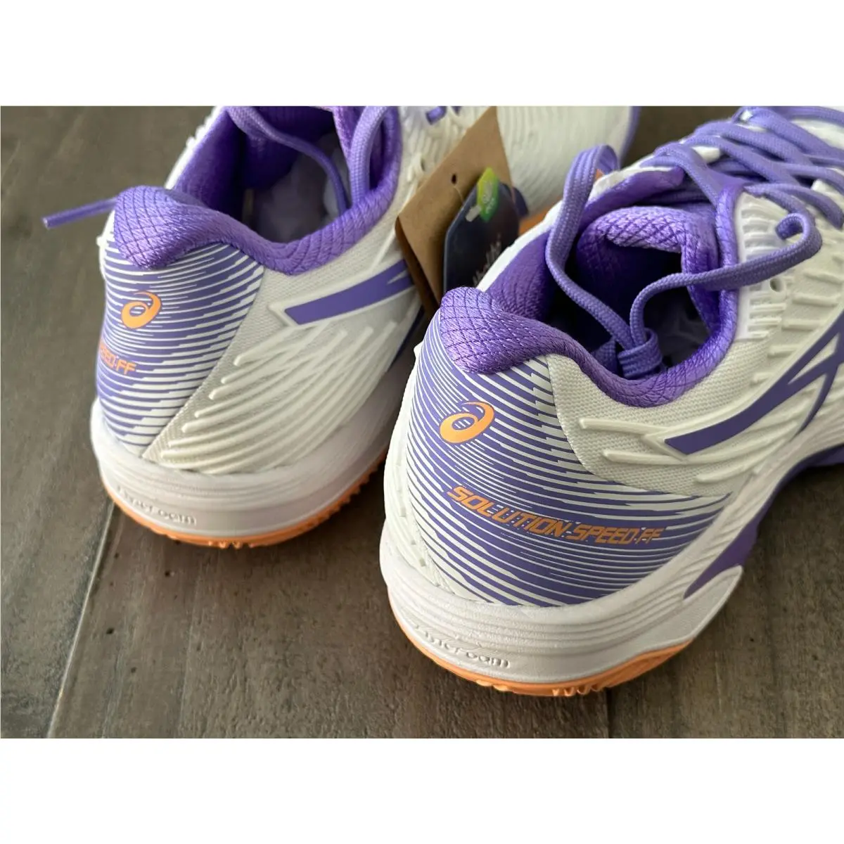 Asics shoes - ASICS Wmns Solution Speed FF 2 - 1042A136-104 - White/Amethyst (UPC: 196074600298) 11
