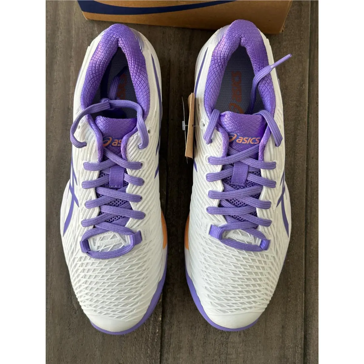 Asics shoes - ASICS Wmns Solution Speed FF 2 - 1042A136-104 - White/Amethyst (UPC: 196074600298) 5