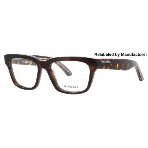 Balenciaga BB0343O-002-53-RELABELED Eyeglasses Eye Glasses 002 Havana