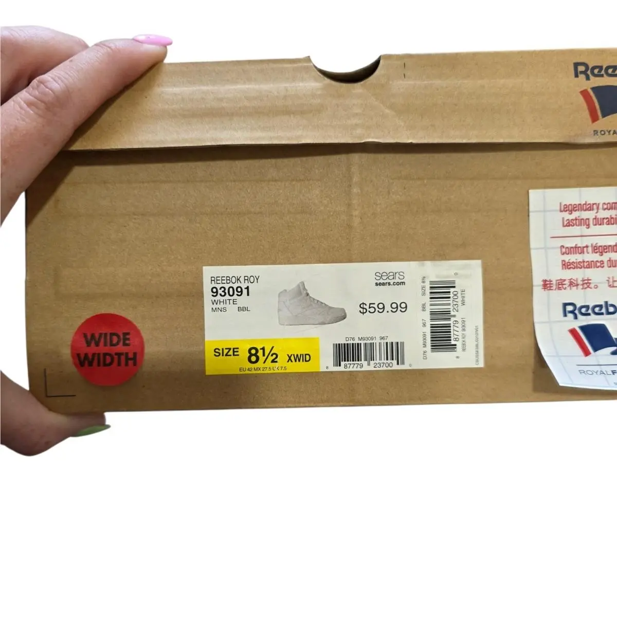 Reebok shoes - Reebok Royal Flag - Royal Flag - White 4