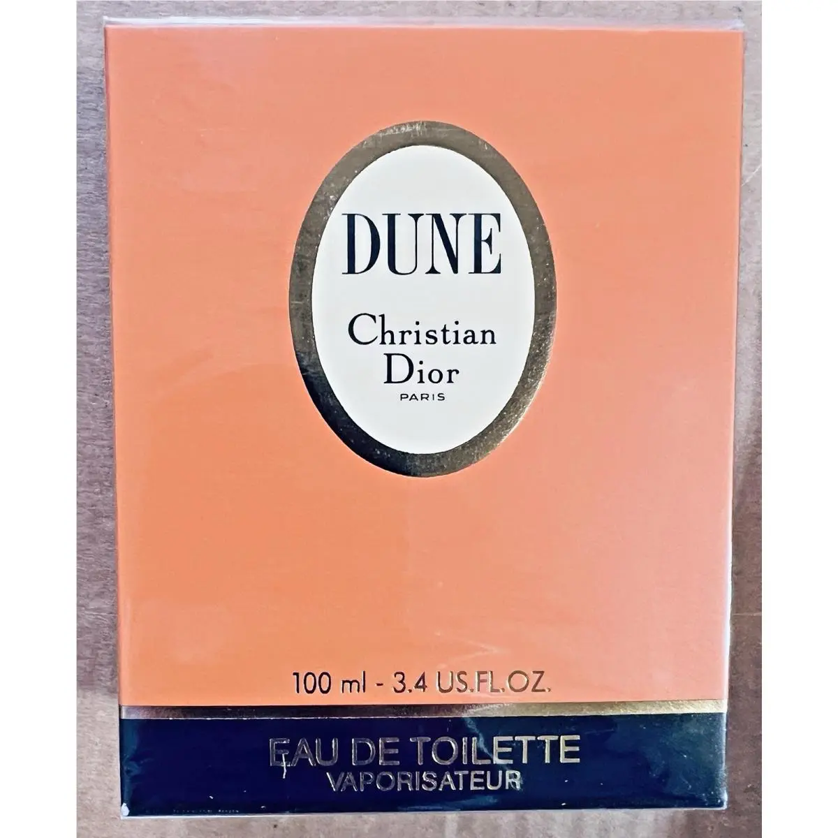 1990s 3.4 oz Christian Dior Dune Eau De Toilette Perfume Vaporisateur