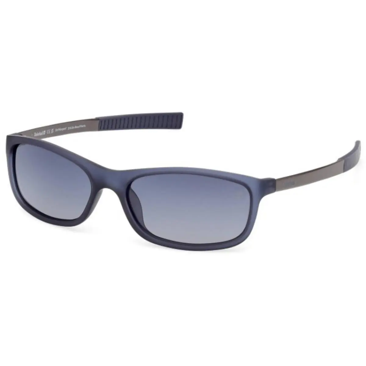 Timberland Men`s Sunglasses Matte Blue Rectangular Shape Frame TB00062-H 6091D