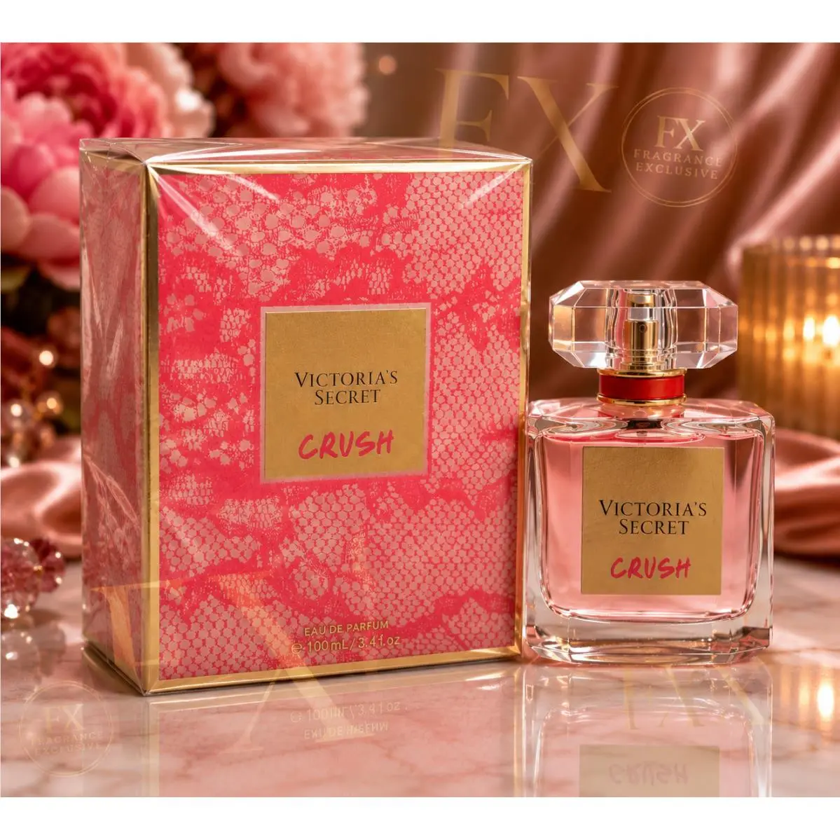 Victoria`s Secret Crush Edp Parfum Spray 3.4 FL OZ Box