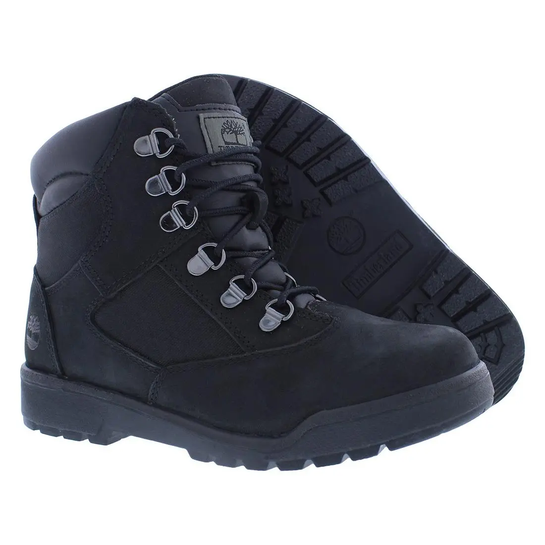 Field Boot GS Girls Shoes Size 3.5 Color: Black by Timberland