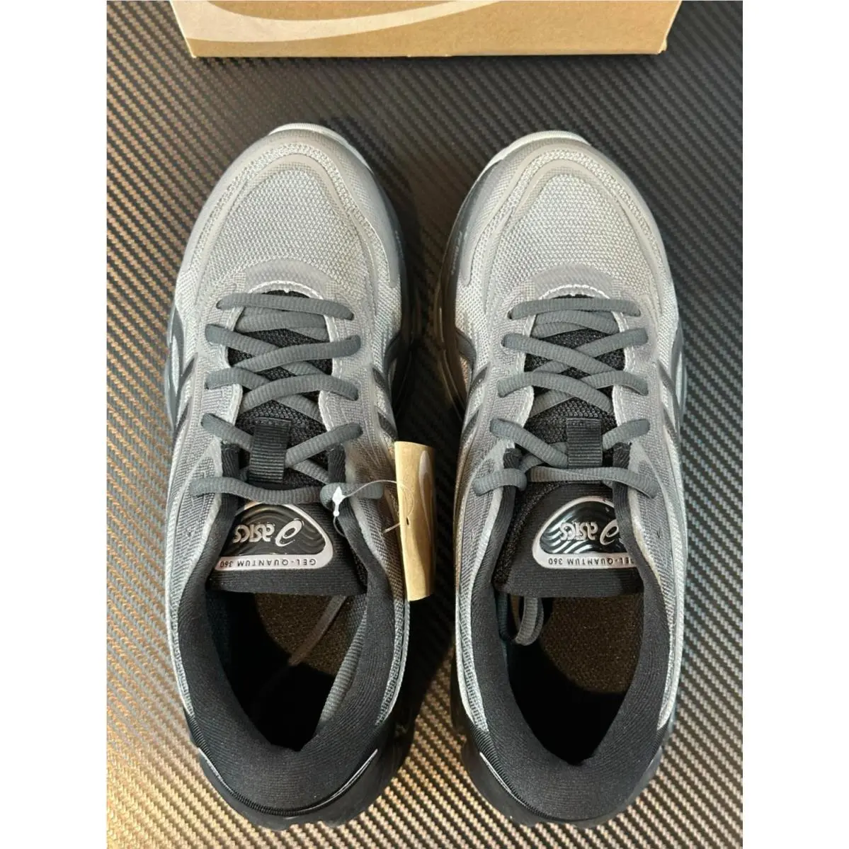 Asics shoes - GEL-QUANTUM 360 VIII - VIII - 1203A305-0 - Clay Grey/Black (UPC: 197298656931) 8