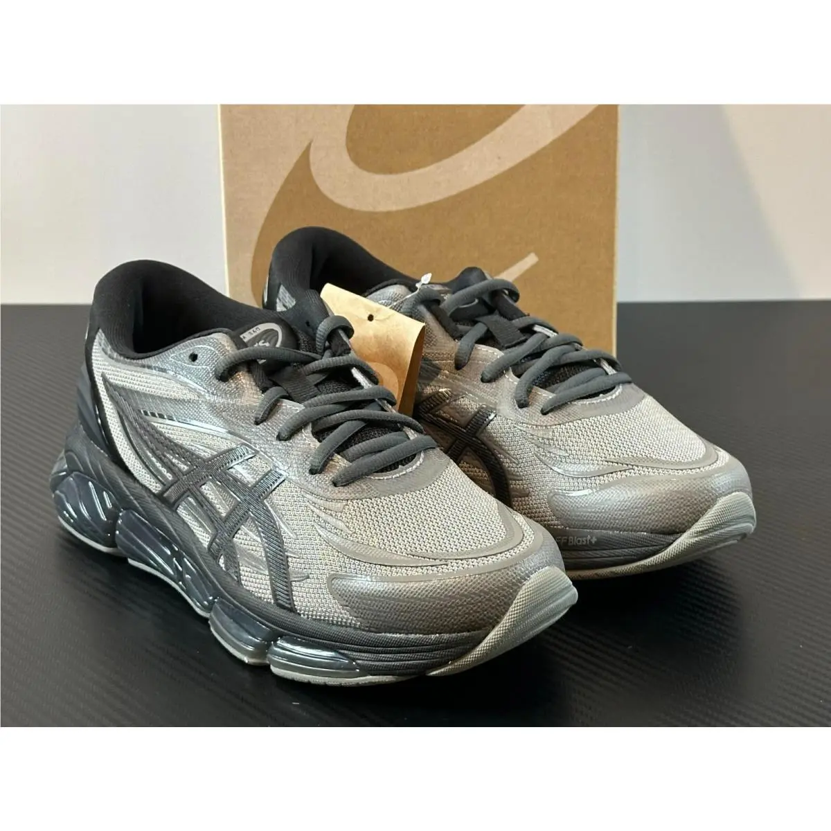 Asics shoes - GEL-QUANTUM 360 VIII - VIII - 1203A305-0 - Clay Grey/Black (UPC: 197298656931) 9