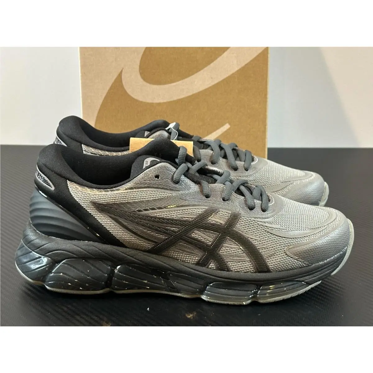Asics shoes - GEL-QUANTUM 360 VIII - VIII - 1203A305-0 - Clay Grey/Black (UPC: 197298656931) 10